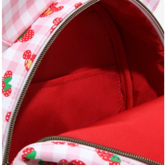 NWT Loungefly Minnie Ears Strawberry set - Picture 13 of 16